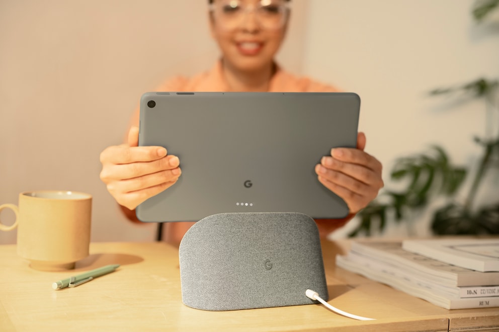 The Pixel Tablet and the Charging Speaker Dock.