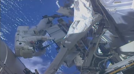 Imagine being in space and leaving your memory card at home.
