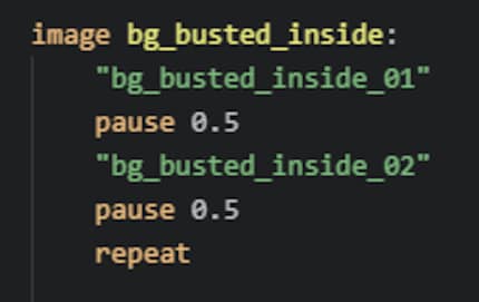 The code for my animated background image.