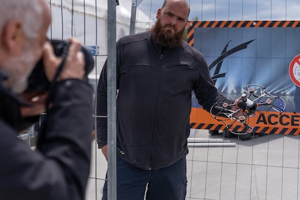 Une dernière photo avant que Cédric Schaller ne se remette vite au travail. 