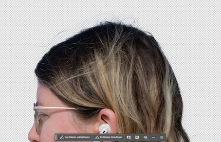 My hair is cut out to the finest detail.