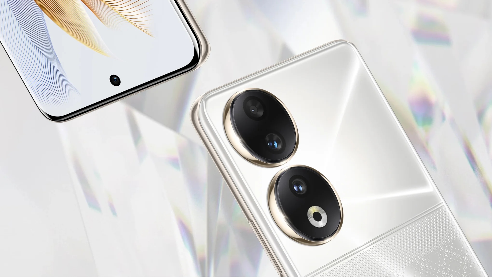 The Honor 90 without Pro has a rounder camera body and only one selfie sensor.