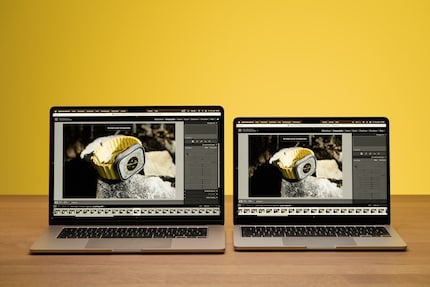 Dans les programmes avec des barres d'outils comme Lightroom, la plus grande surface de travail est une bénédiction.