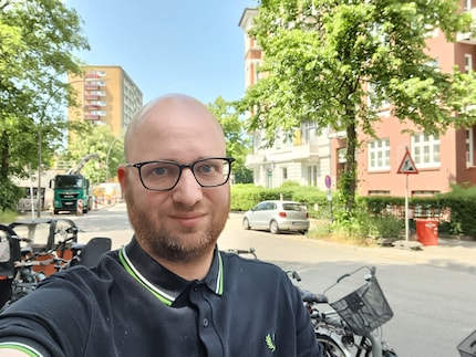 Selfie avec un flou d’arrière-plan plus prononcé que d’habitude.