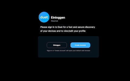 Pour utiliser le logiciel, vous avez besoin d'un compte utilisateur.
