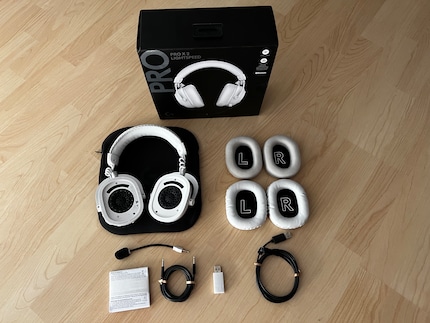 There are plenty of accessories included with the headset.