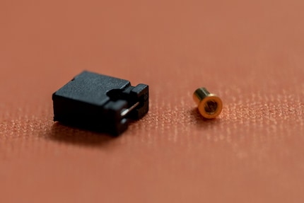 Mill-Max connectors are small, tiny even. For comparison, a jumper.