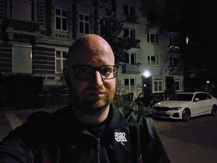 Ultra-wide-angle camera, night mode.
