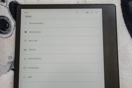 Avec Dropbox et les fonctions bêta, vous avez des fonctions supplémentaires sur votre liseuse.
