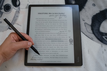 Ajoutez des notes à votre livre électronique, surlignez des passages ou faites des croquis.