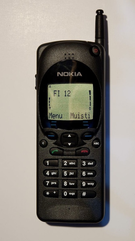 My first phone. And my last. My next device was already called a «mobile phone».