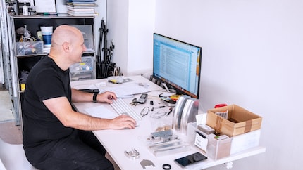 Biagio Colletto dans son magasin du quartier de Gundeldinger à Bâle.