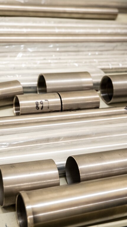 Les tubes en titane ...