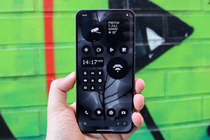 The monochrome design of the app icons is just one option.