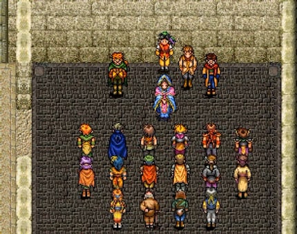 Les principaux personnages de «Suikoden» réunis.