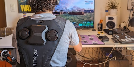 C’est dans les jeux avec un bon son, comme Battlefield 2042, que le gilet est le plus performant.