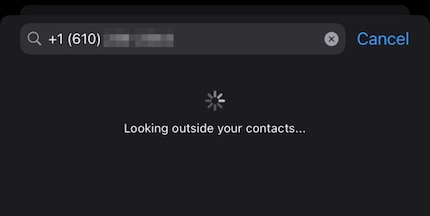 This is how you can start a chat with an unknown number. Unfortunately, the update is not yet available for me.