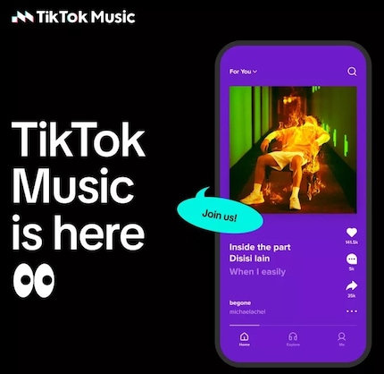 As in the video app, the streaming service also features a «For You page».