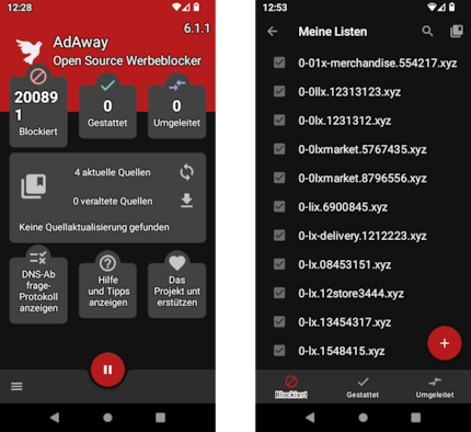AdAway peut également bloquer les publicités sur les smartphones non rootés. Avec root, l'application fonctionne parfaitement - sans, je ne l'ai jamais essayée.