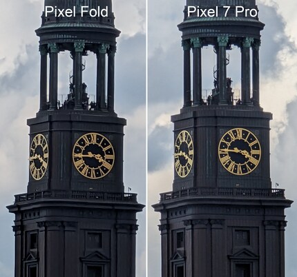 Le zoom 20 fois en comparaison avec celui du Pixel 7 Pro.