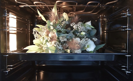 Au four, le bouquet et retirez-le vite.