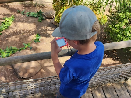 L’appareil photo n’offre pas beaucoup d’options de réglage, parfait pour un enfant. 