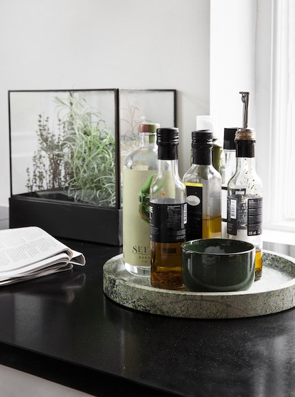 Islands save space and make everything visible at a glance.
