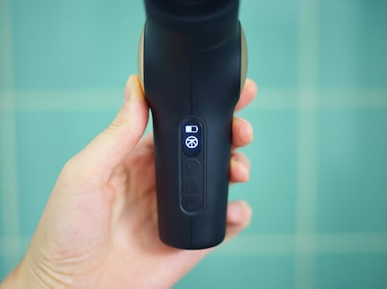 You set the intensity on the device. It’s easy to use.