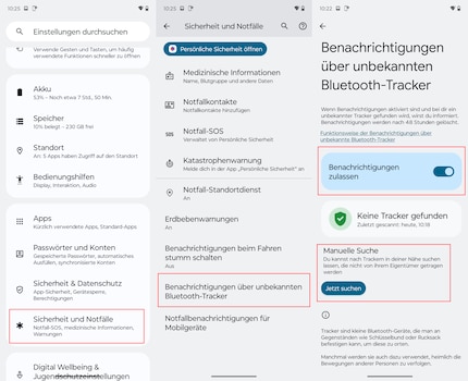 Comment activer la détection des trackers.