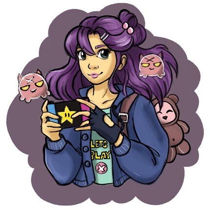 Le temps est passé très vite, mon dessin d’essai est terminé. J’en ferai peut-être un autocollant pour mon agenda : D