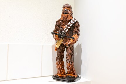 Voici à quoi ressemble la figurine en chocolat dans toute sa splendeur. Je m’attendais à tout autre chose.