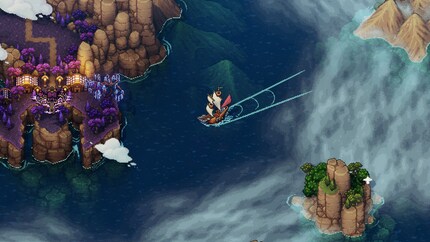 Comme il se doit dans un RPG des années 90, vous explorez également le monde en bateau.