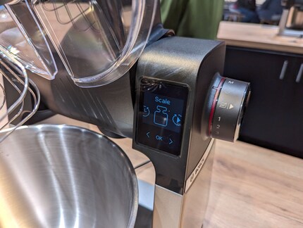 L'écran tactile permet de régler la machine avec précision. 