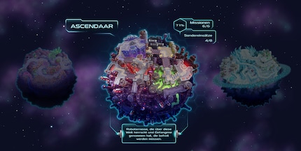 De nombreuses missions sont à accomplir sur trois planètes.