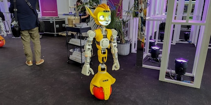 This is Miroki. Moriki is a Mirokaï and is here to help us humans with everyday tasks.