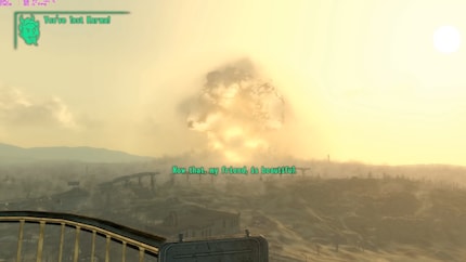La ligne de quête de Megaton est l’une des missions les plus légendaires de « Fallout ». En appuyant sur un bouton, vous pouvez anéantir une ville entière. » « Capture d’écran : ACiiDzFTW / Youtube