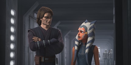 C’est le moment où Ahsoka a vu Anakin, et non pas Dark Vador, vivant pour la dernière fois. 