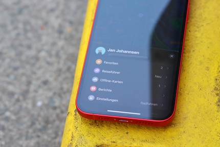 After tapping your profile picture, you can select offline maps.