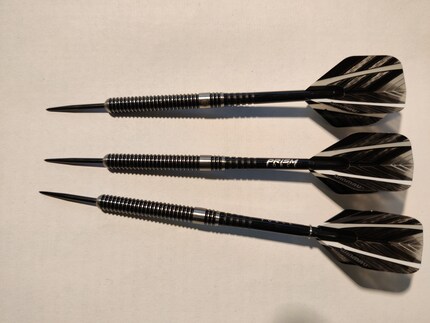 Les Steeldarts Winmau Blackout me convainquent par leur aspect élégant et leur bonne prise en main.
