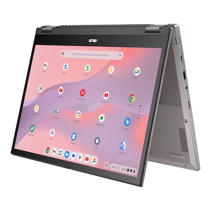 Les convertibles sont également disponibles chez Chromebook Plus : ici, l'Asus Chromebook Plus CM34 Flip.