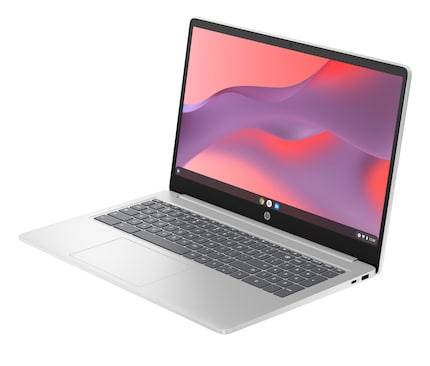 Le HP Chromebook Plus 15.6 est un ordinateur portable classique fonctionnant sous Chrome OS.