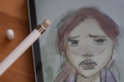 L’Apple Pencil de première génération a encore un connecteur Lightning.
