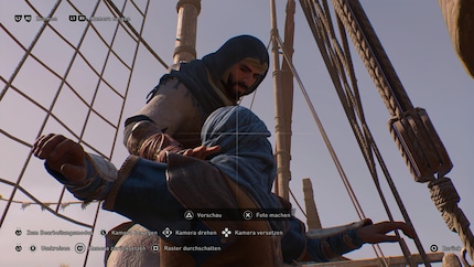 Tout ce qui est bon vient d’en haut : les assassinats furtifs sont la marque de fabrique de la série « Assassin’s Creed », même en mode photo.