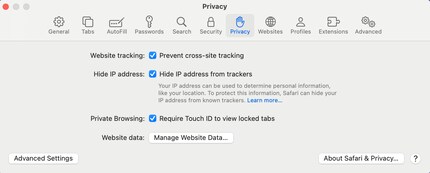 Safari locks private tabs with a password – if you want.
