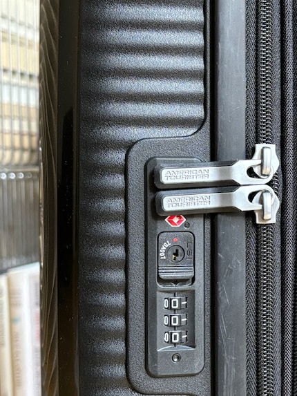 Avec le cadenas TSA, vous pouvez y laisser vos effets personnels en sécurité.