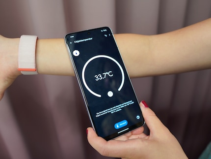Le capteur à l'avant du Pixel 8 Pro mesure la température de surface.