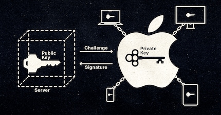 Passkeys can be used on multiple devices in the same «brand family».