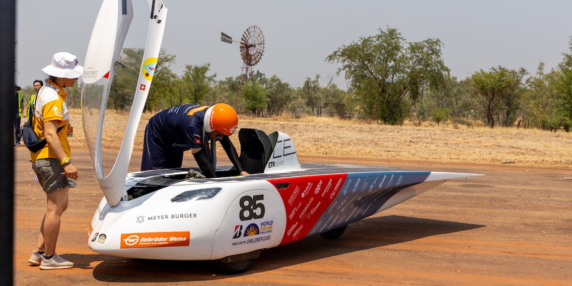 ETH Zurich team in Australia: the self-built solar car is rolling successfully so far