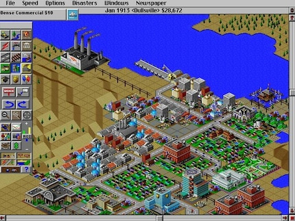 Même avec peu de bâtiments, le jeu a déjà beaucoup d’allure. 