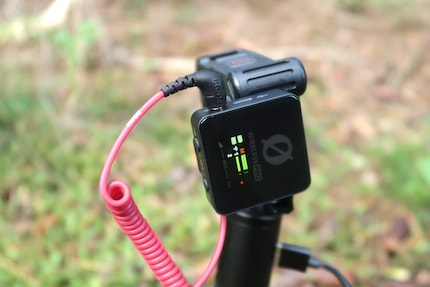 Le module RX affiche les TX connectés, leur volume et l’état de l’enregistrement.